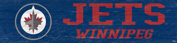 Winnipeg Jets 0846-Team Name 6x24