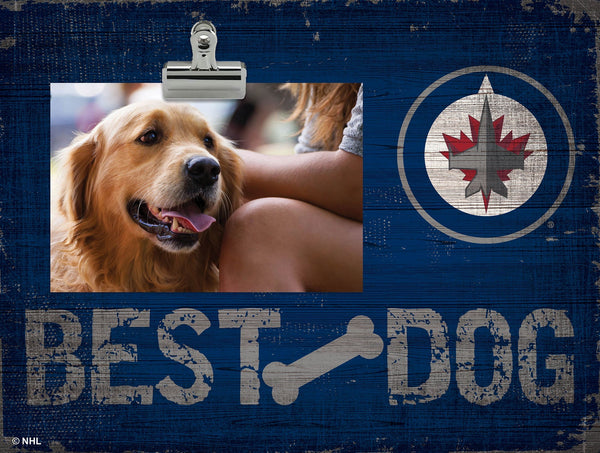 Winnipeg Jets 0849-Best Dog Clip Frame