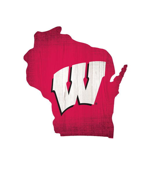 Wisconsin Badgers 0838-12in Team Color State