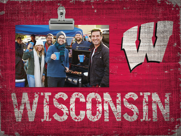 Wisconsin Badgers 0850-Team Clip Frame