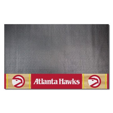 Wholesale-Atlanta Hawks Grill Mat - Retro Collection NBA Vinyl Mat - 26" x 42" SKU: 35208