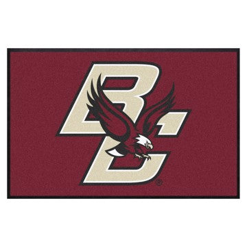 Wholesale-Boston College 4X6 High-Traffic Mat with Durable Rubber Backing 43"x67" - Landscape Orientation - Indoor SKU: 9688