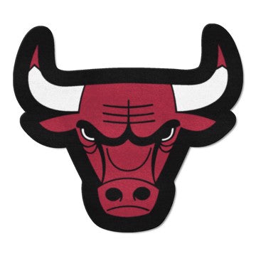 Wholesale-Chicago Bulls Mascot Mat NBA Accent Rug - Approximately 33" x 30" SKU: 17210