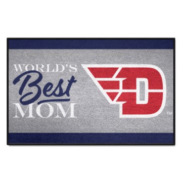Wholesale-Dayton Flyers Starter Mat - World's Best Mom 19"x30" SKU: 34537