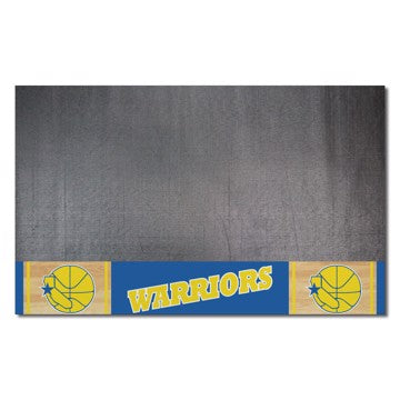 Wholesale-Golden State Warriors Grill Mat - Retro Collection NBA Vinyl Mat - 26" x 42" SKU: 35292