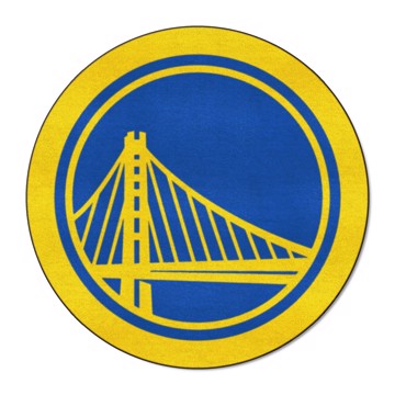 Wholesale-Golden State Warriors Mascot Mat NBA Accent Rug - Approximately 36" x 36" SKU: 21339