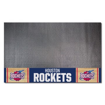 Wholesale-Houston Rockets Grill Mat - Retro Collection NBA Vinyl Mat - 26" x 42" SKU: 35300