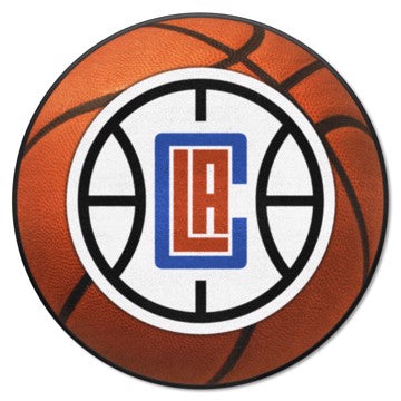 Wholesale-Los Angeles Clippers Basketball Mat NBA Accent Rug - Round - 27" diameter SKU: 10210