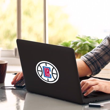Wholesale-Los Angeles Clippers Matte Decal NBA 1 piece - 5” x 6.25” (total) SKU: 63230