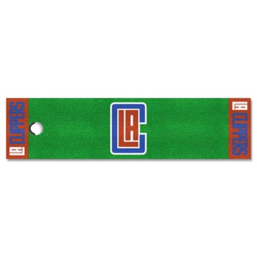 Wholesale-Los Angeles Clippers Putting Green Mat NBA 18" x 72" SKU: 9294
