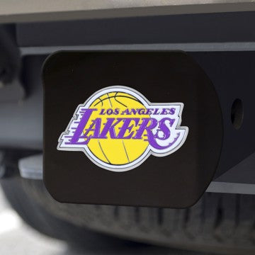 Wholesale-Los Angeles Lakers Hitch Cover NBA Color Emblem on Black Hitch - 3.4" x 4" SKU: 22734