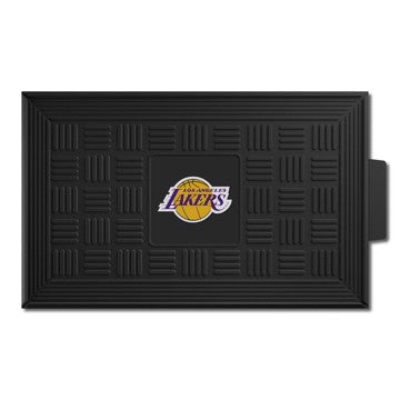 Wholesale-Los Angeles Lakers Medallion Door Mat NBA Outdoor Door Mat - 19.5" x 31" SKU: 11413