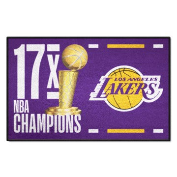 Wholesale-Los Angeles Lakers Starter Mat NBA Accent Rug - 19" x 30" SKU: 35107