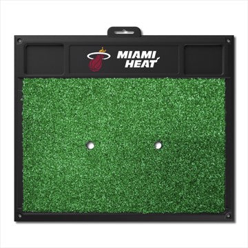 Wholesale-Miami Heat Golf Hitting Mat NBA 20" x 17" SKU: 15447