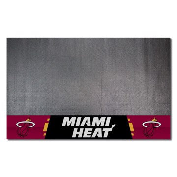 Wholesale-Miami Heat Grill Mat NBA Vinyl Mat - 26" x 42" SKU: 14210
