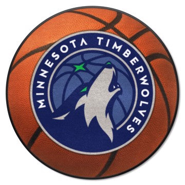 Wholesale-Minnesota Timberwolves Basketball Mat NBA Accent Rug - Round - 27" diameter SKU: 10205