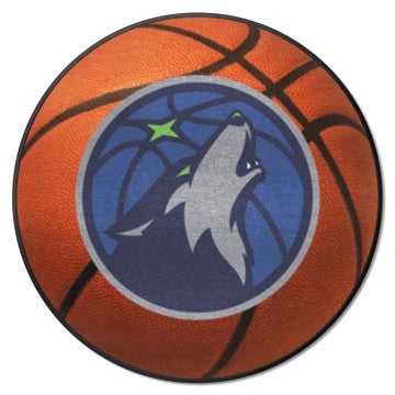 Wholesale-Minnesota Timberwolves Basketball Mat NBA Accent Rug - Round - 27" diameter SKU: 37022