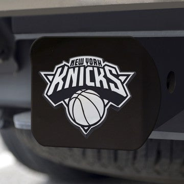Wholesale-New York Knicks Hitch Cover NBA Chrome Emblem on Black Hitch - 3.4" x 4" SKU: 21015