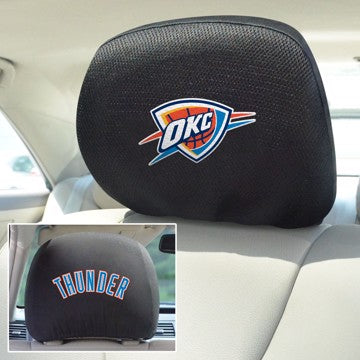 Wholesale-Oklahoma City Thunder Headrest Cover Set NBA Universal Fit - 10" x 13" SKU: 12527
