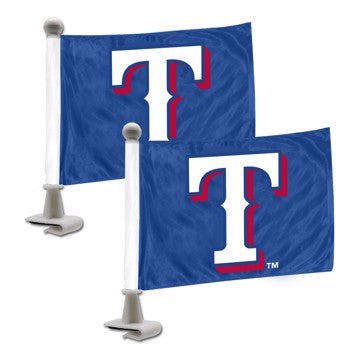 Wholesale-Texas Rangers Ambassador Flags MLB Mini Suto Flags - 2 Piece - 4" x 6" SKU: 61853