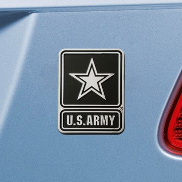 Wholesale-U.S. Army Emblem - Chrome U.S. Army Chrome Emblem 2.7"x3.2" - "U.S Army" Official Logo SKU: 15693
