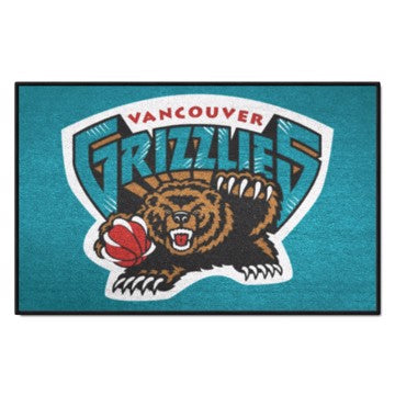 Wholesale-Vancouver Grizzlies Starter Mat - Retro Collection NBA Accent Rug - 19" x 30" SKU: 35425