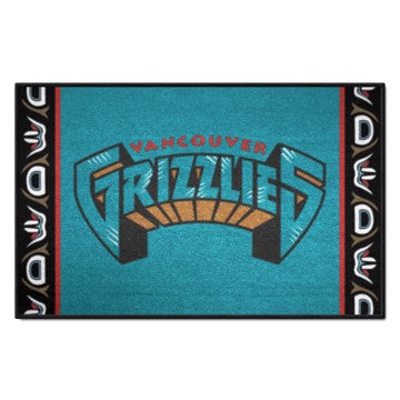 Wholesale-Vancouver Grizzlies Starter Mat - Retro Collection NBA Accent Rug - 19" x 30" SKU: 35426