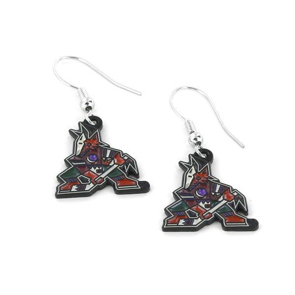 Wholesale COYOTES DANGLER EARRINGS NHL-ER-015-27