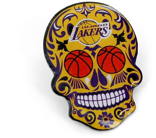 Wholesale LAKERS SUGAR SKULL PIN NBA-PN-566-25