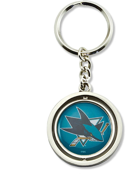 Wholesale SHARKS SPINNING KEYCHAIN NHL-SK-741-21