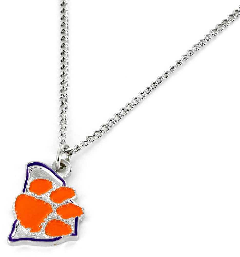 Wholesale CLEMSON - STATE DESIGN NECKLACE (NM) CCP-PD-470-06