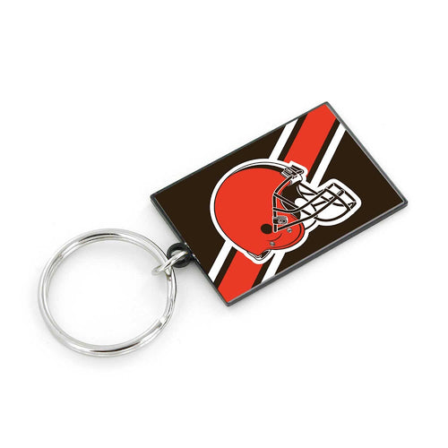 Wholesale CLEVELAND BROWNS STRIPED KEYCHAIN NFL-KT-1189-03