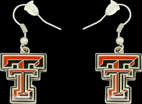 Wholesale TEXAS TECH DANGLER EARRINGS CCP-ER-015-90