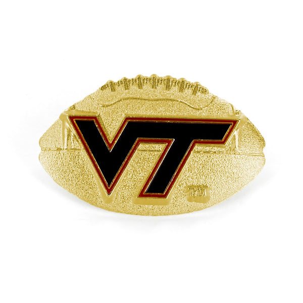 Wholesale VIRGINIA TECH SCULPTED FOOTBALL PIN (NM) CCP-PN-002-56