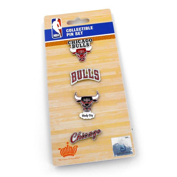 Wholesale BULLS LOGO EVOLUTION 4 PIN SET (NM) NBA-SE-1049-10