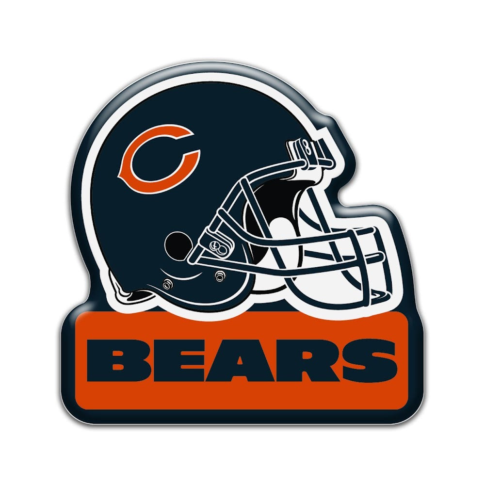 Wholesale CHICAGO BEARS HELMET WORDMARK MAGNET NFL-MG-1067-16