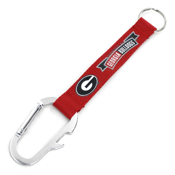 Wholesale GEORGIA BOTTLE OPENER CARABINER LANYARD KEYCHAIN (NM) CCP-KT-523-09