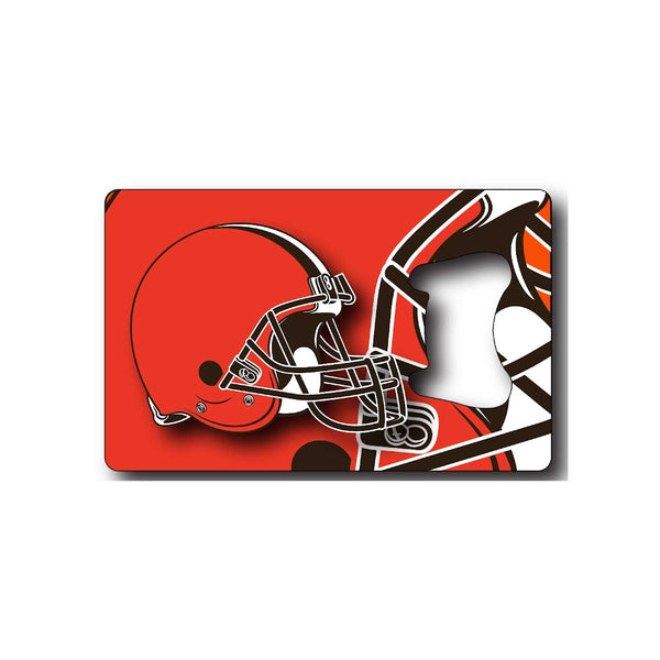 Wholesale CLEVELAND BROWNS CREDIT CARD BOTTLE OPENER MAGNET NFL-BK-1179-03