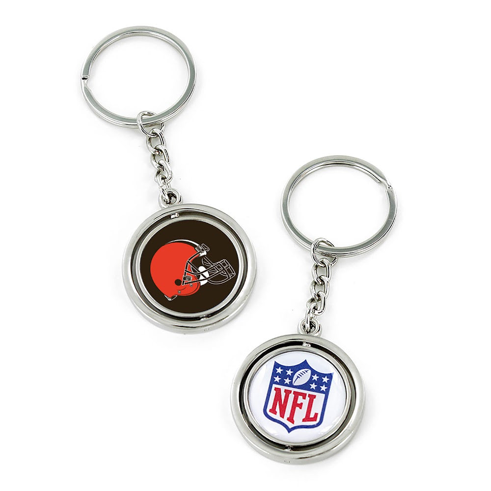 Wholesale CLEVELAND BROWNS SPINNING KEYCHAIN NFL-SK-741-03