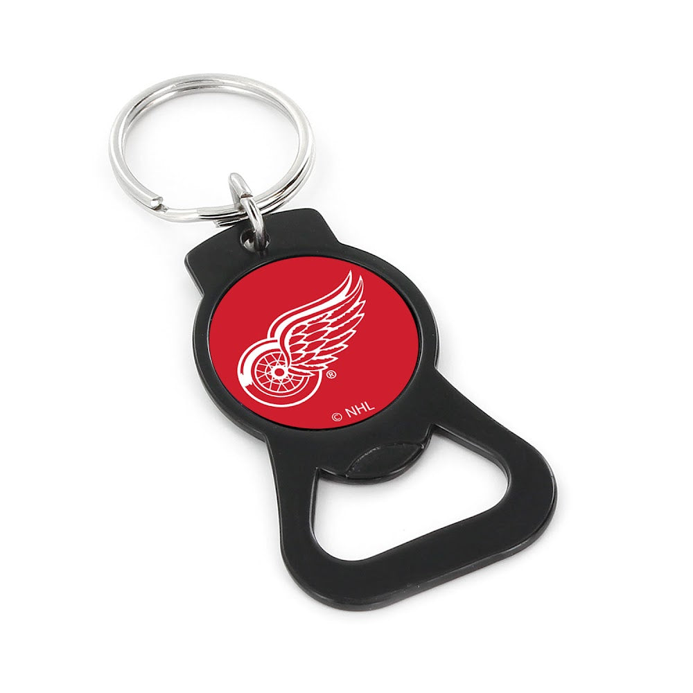 Wholesale RED WINGS (BLACK) BOTTLE OPENER KEYCHAIN NHL-BK-702-23-BK