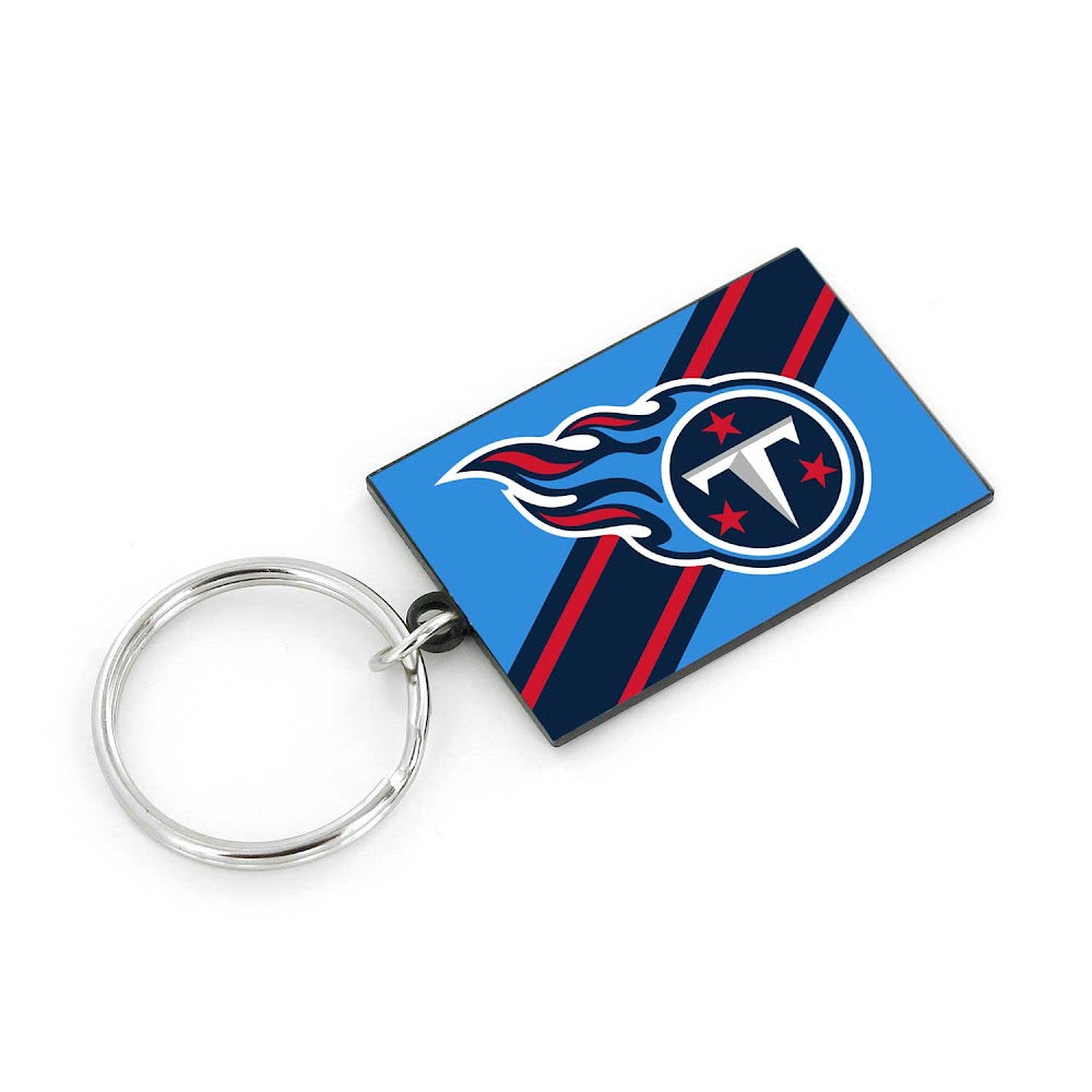 Wholesale TENNESSEE TITANS STRIPED KEYCHAIN NFL-KT-1189-05