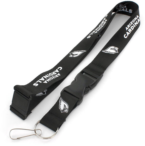 Wholesale ARIZONA CARDINALS (BLACK & WHITE) TEAM LANYARD NFL-LN-095-25-BW