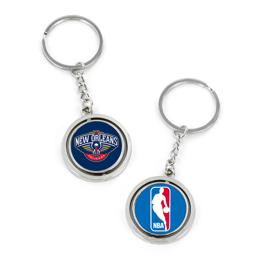 Wholesale PELICANS SPINNING KEYCHAIN NBA-SK-741-32