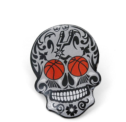 Wholesale SPURS SUGAR SKULL PIN (NM) NBA-PN-566-20