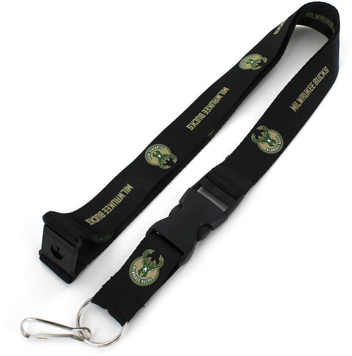 Wholesale BUCKS (BLACK) TEAM LANYARD NBA-LN-095-14