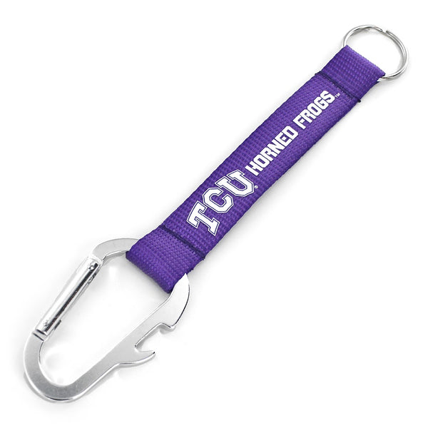 Wholesale TCU BOTTLE OPENER CARABINER LANYARD KEYCHAIN (NM) CCP-KT-523-86