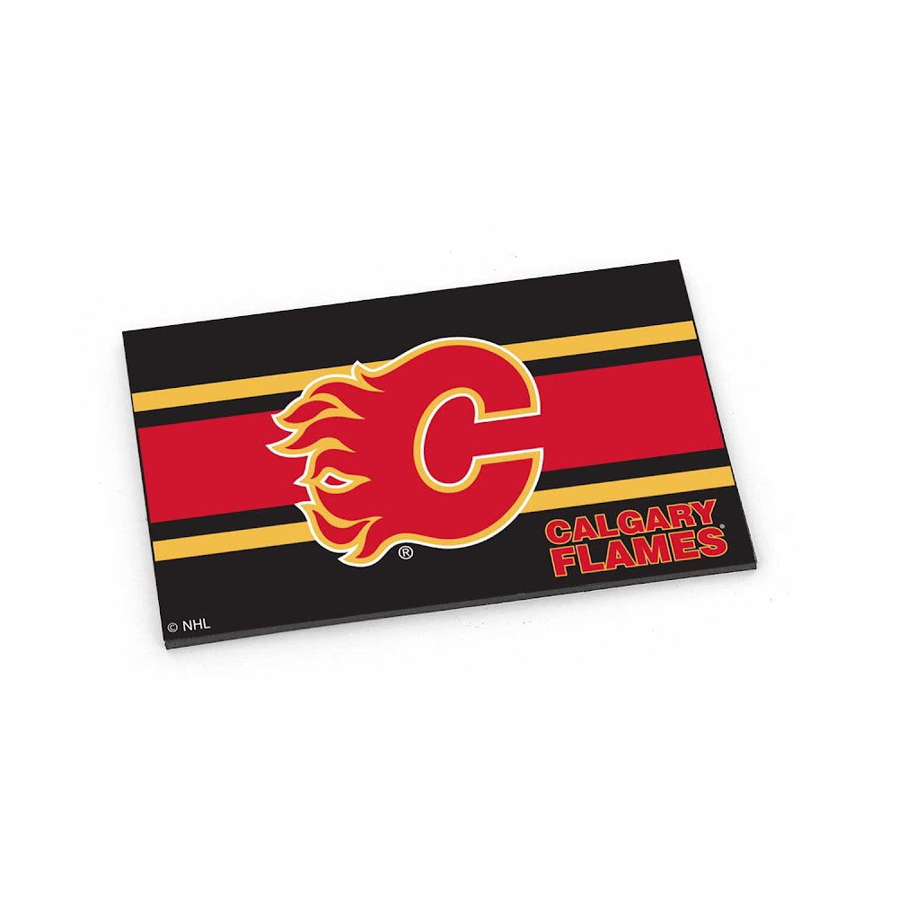 Wholesale FLAMES STRIPED MAGNET NHL-MG-1191-02