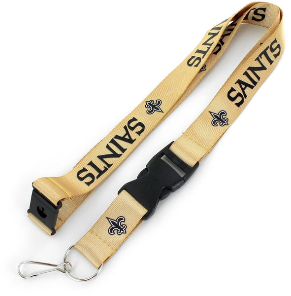 Wholesale NEW ORLEANS SAINTS (GOLD) TEAM LANYARD NFL-LN-095-22