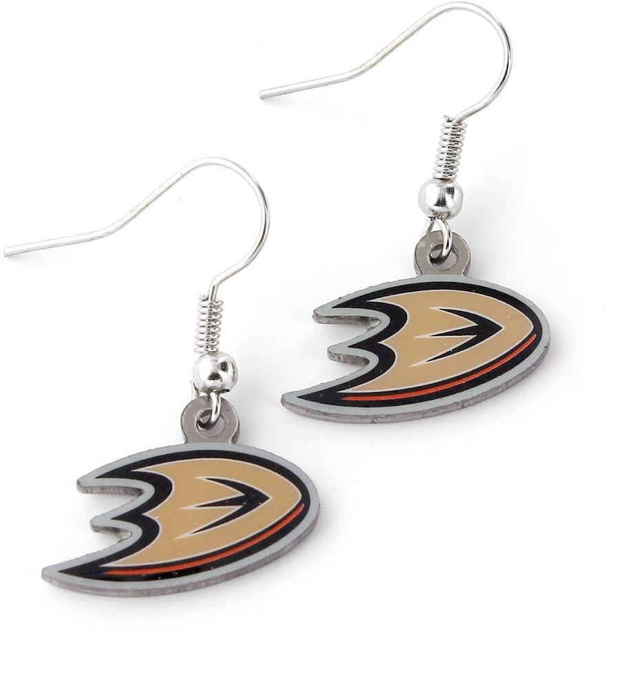 Wholesale DUCKS DANGLER EARRINGS NHL-ER-015-01