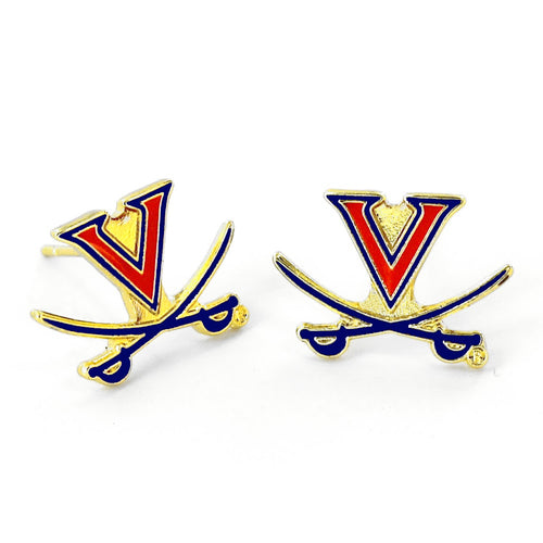 Wholesale VIRGINIA TEAM POST EARRINGS CCP-ER-094-75